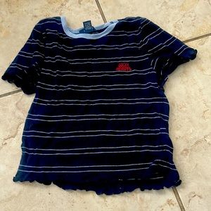 Forever 21 Dark Blue Crop Top